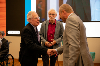 CEO Eelco van der Enden with GRI co-founders Alan Willis and Allen White